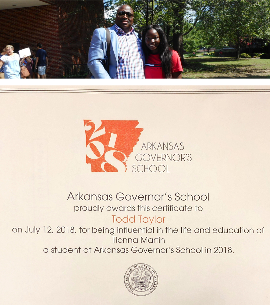 Influential Educator Day at Arkansas Governor's School on July 12, 2018