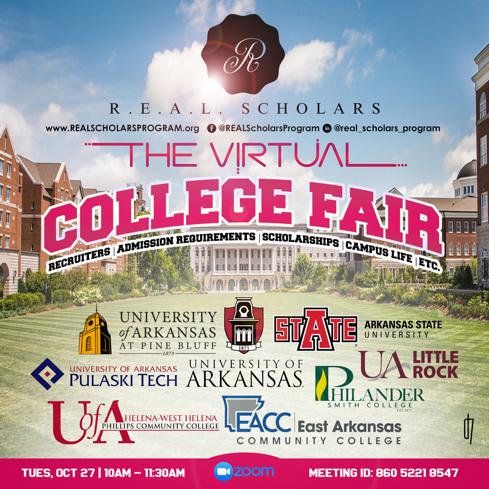 "Virtual College Fair" for the Senior Scholars at LHS on October 27th from 10am-11:30am. 